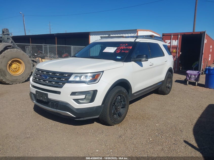 Vin: 1fm5k7d86ggc57315, lot: 44055280, ford explorer xlt 20162