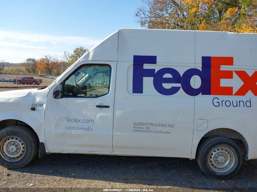 2020 Nissan Nv Cargo Nv2500 Hd S High Roof V6 VIN: 1N6BF0LYXLN808059 Lot: 43560321