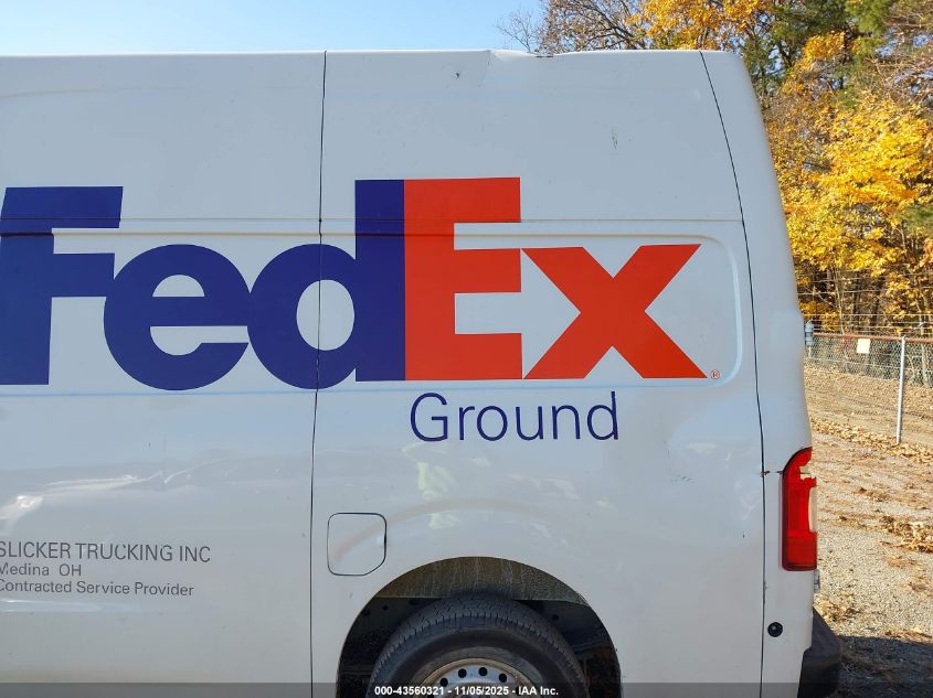 2020 Nissan Nv Cargo Nv2500 Hd S High Roof V6 VIN: 1N6BF0LYXLN808059 Lot: 43560321