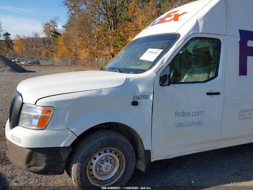 2020 Nissan Nv Cargo Nv2500 Hd S High Roof V6 VIN: 1N6BF0LYXLN808059 Lot: 43560321