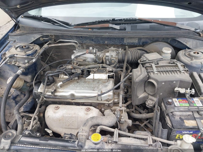 2002 Mitsubishi Lancer Es VIN: JA3AJ26E32U066634 Lot: 43560354