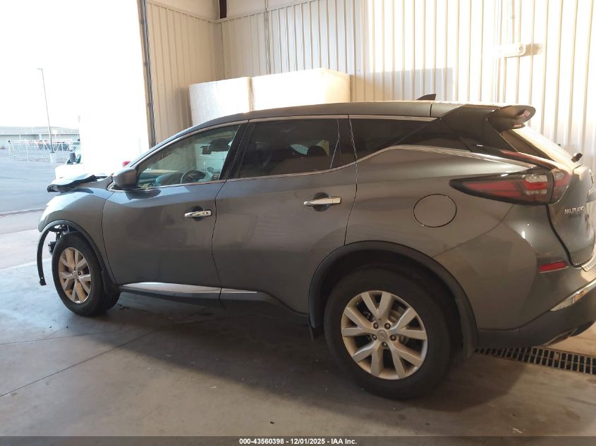 2022 Nissan Murano S Intelligent Awd VIN: 5N1AZ2AS9NC109662 Lot: 43560398