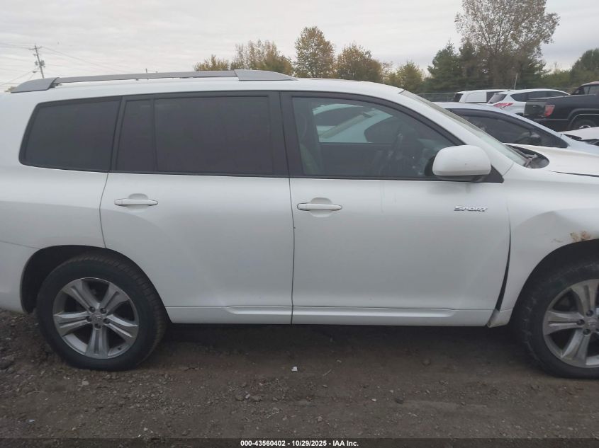 2008 Toyota Highlander Sport VIN: JTEDS43A882038109 Lot: 43560402