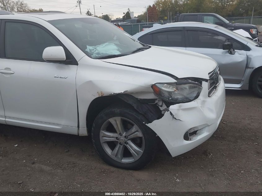 2008 Toyota Highlander Sport VIN: JTEDS43A882038109 Lot: 43560402