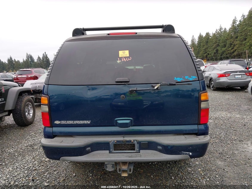 2006 Chevrolet Suburban 1500 Z71 VIN: 1GNFK16Z66J161270 Lot: 43560417