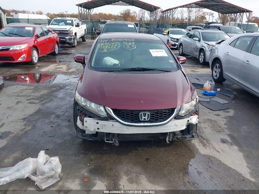 2014 Honda Civic Lx VIN: 19XFB2F52EE058855 Lot: 43560438
