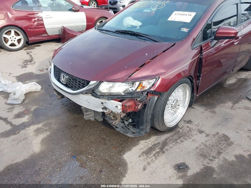 2014 Honda Civic Lx VIN: 19XFB2F52EE058855 Lot: 43560438