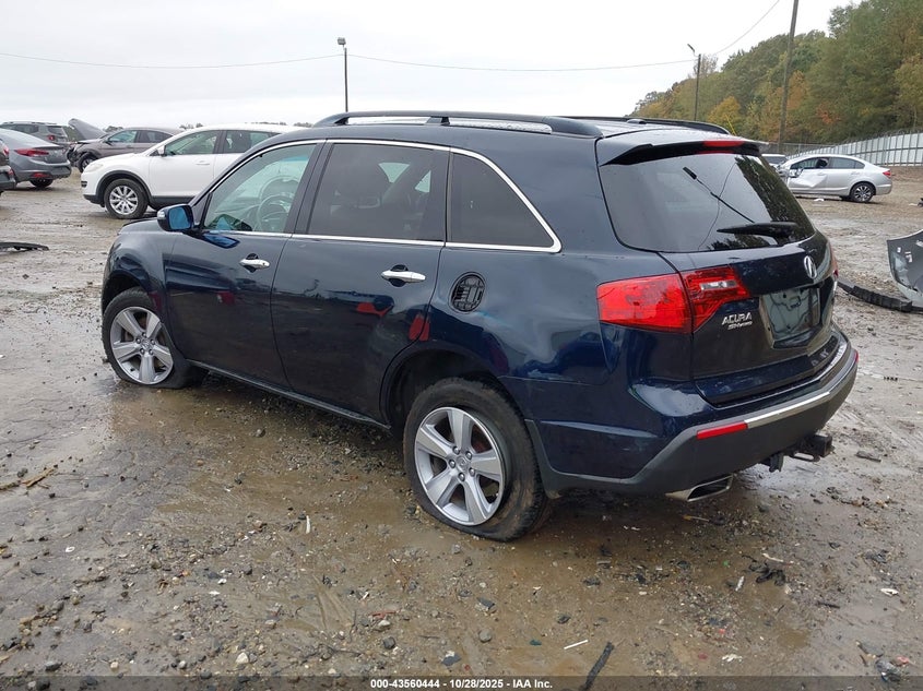 2012 Acura Mdx VIN: 2HNYD2H22CH501300 Lot: 43560444