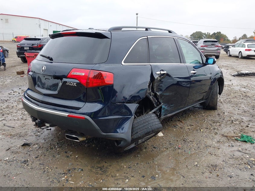 2012 Acura Mdx VIN: 2HNYD2H22CH501300 Lot: 43560444