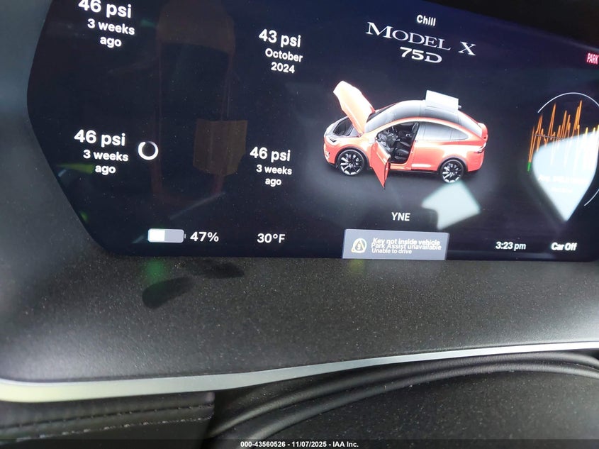 2016 Tesla Model X 60D/70D/75D/90D/P100D VIN: 5YJXCBE28GF020410 Lot: 43560526