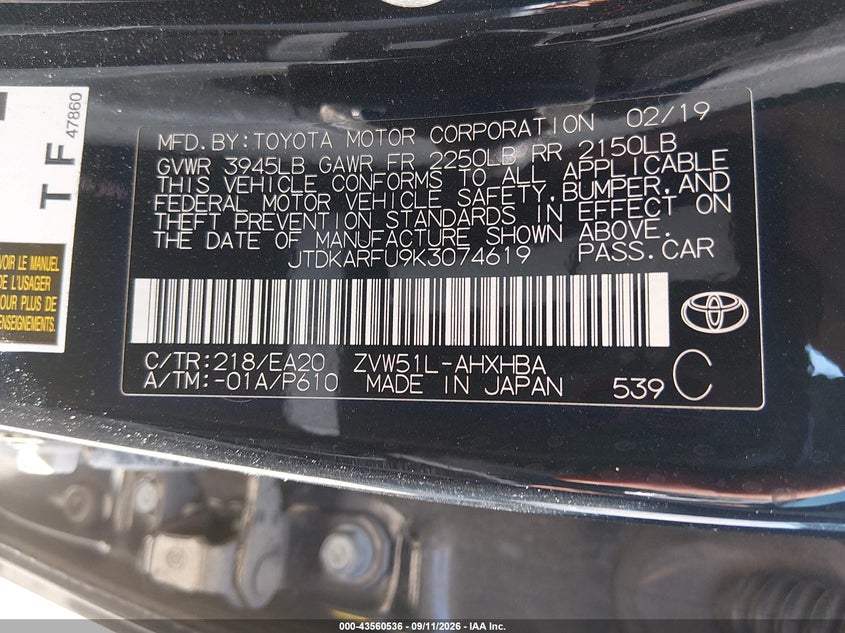 TOYOTA PRIUS - zdjęcie 9
