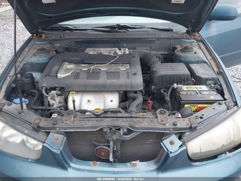 2001 Hyundai Elantra Gls VIN: KMHDN45DX1U144831 Lot: 43560565