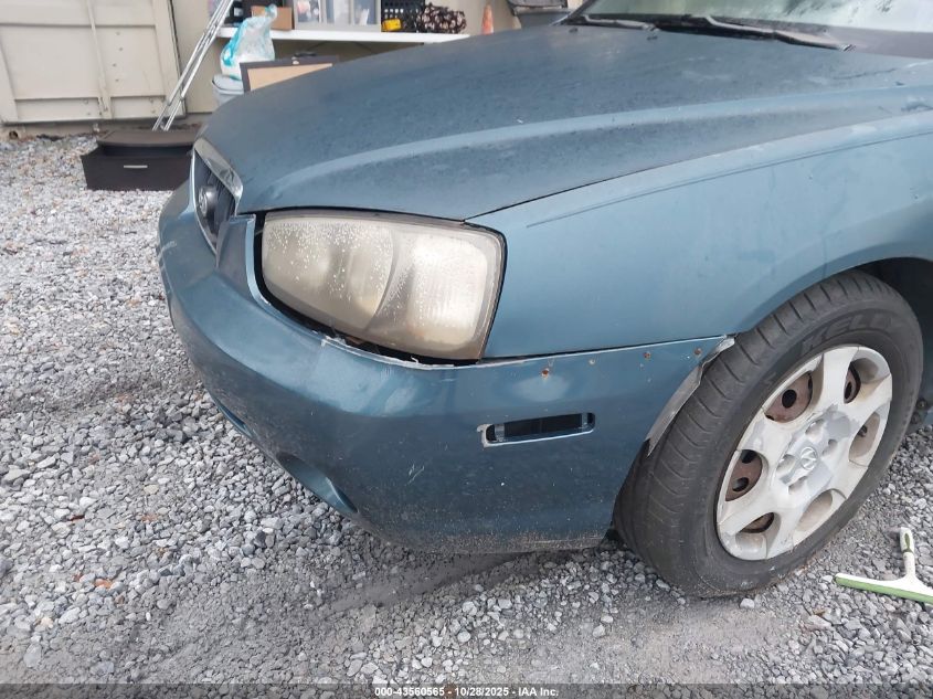 2001 Hyundai Elantra Gls VIN: KMHDN45DX1U144831 Lot: 43560565