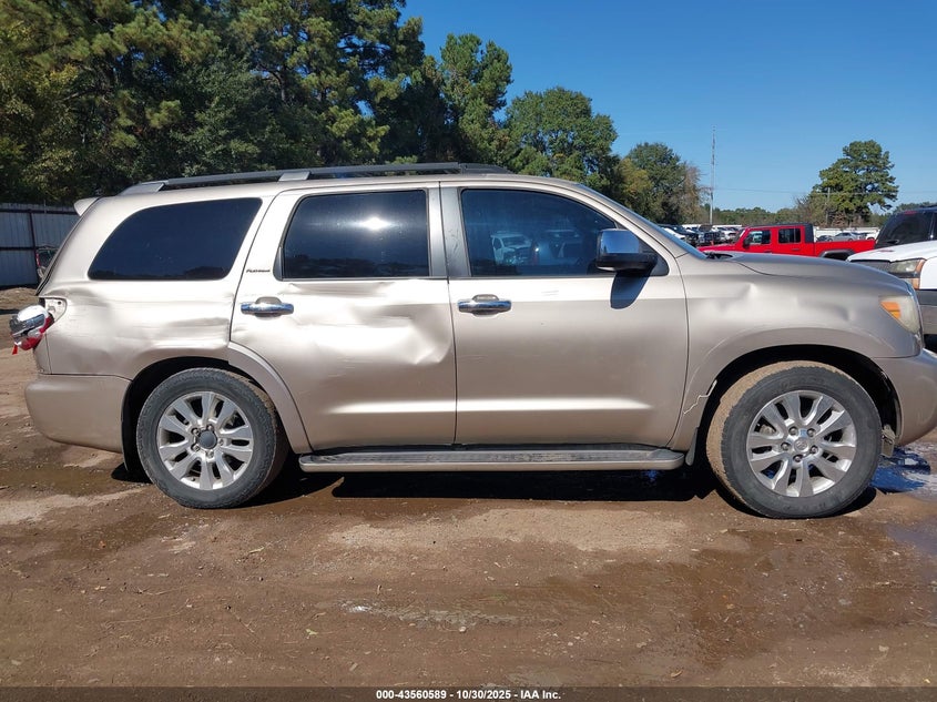 2008 Toyota Sequoia Platinum 5.7L V8 VIN: 5TDZY67A98S015350 Lot: 43560589