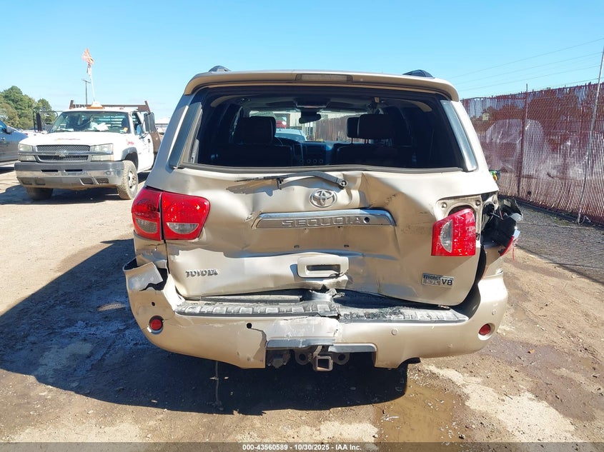 2008 Toyota Sequoia Platinum 5.7L V8 VIN: 5TDZY67A98S015350 Lot: 43560589