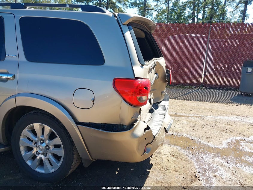 2008 Toyota Sequoia Platinum 5.7L V8 VIN: 5TDZY67A98S015350 Lot: 43560589