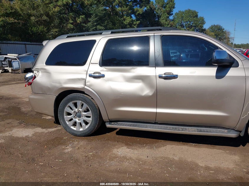 2008 Toyota Sequoia Platinum 5.7L V8 VIN: 5TDZY67A98S015350 Lot: 43560589