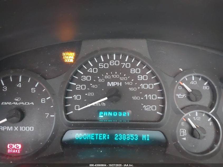 1GHDT13S532202444 2003 OLDSMOBILE BRAVADA photo no. 7