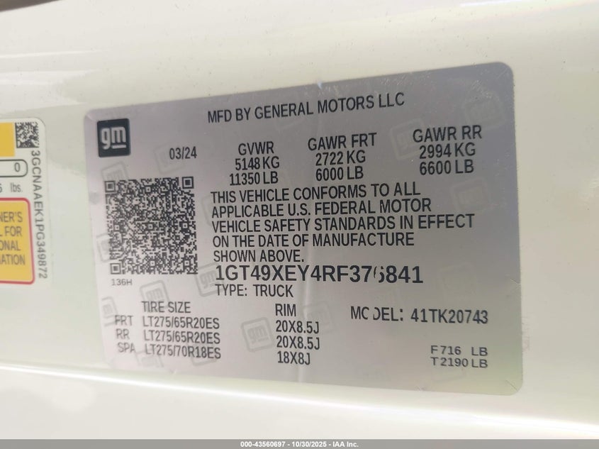 3GCNAAEK1PG349872 2023 CHEVROLET SILVERADO photo no. 9