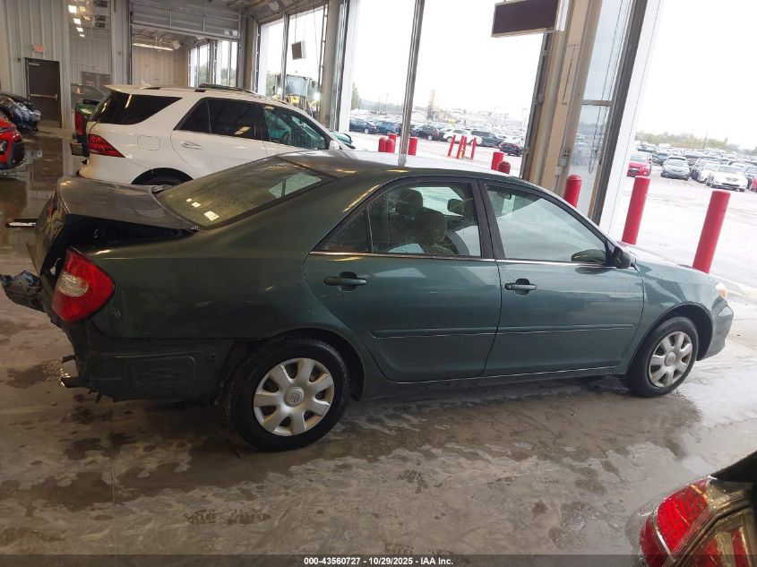 2002 Toyota Camry Le VIN: JTDBE32K020002053 Lot: 43560727