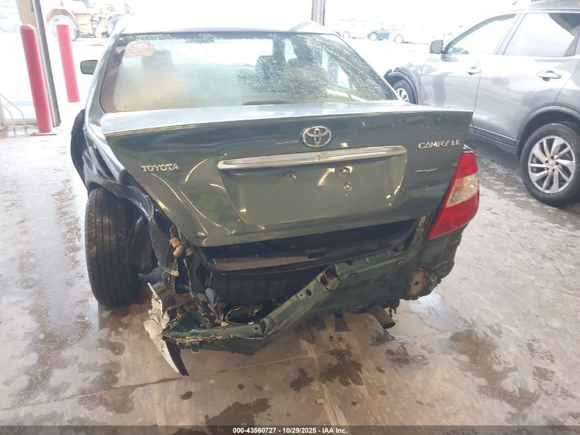 2002 Toyota Camry Le VIN: JTDBE32K020002053 Lot: 43560727