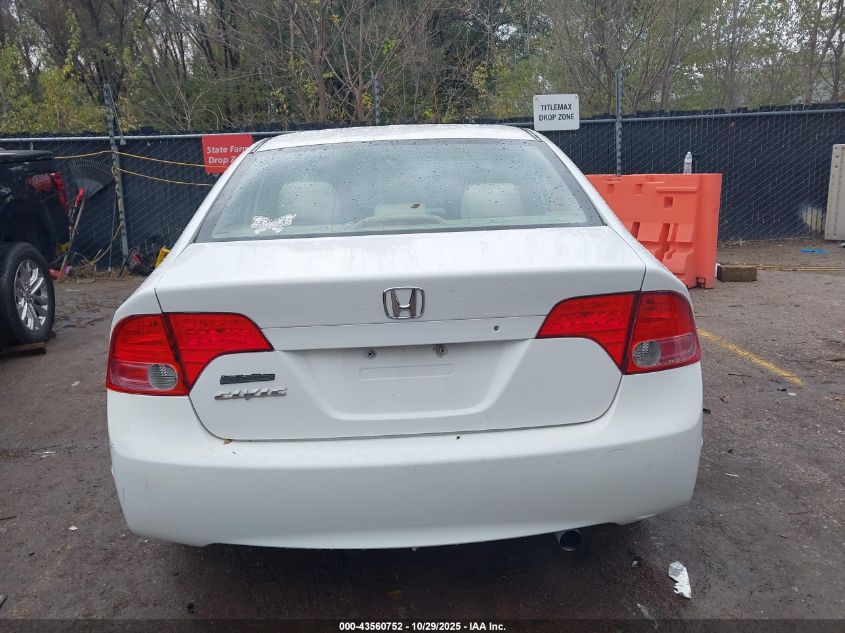 2006 Honda Civic Lx VIN: 1HGFA16586L047897 Lot: 43560752