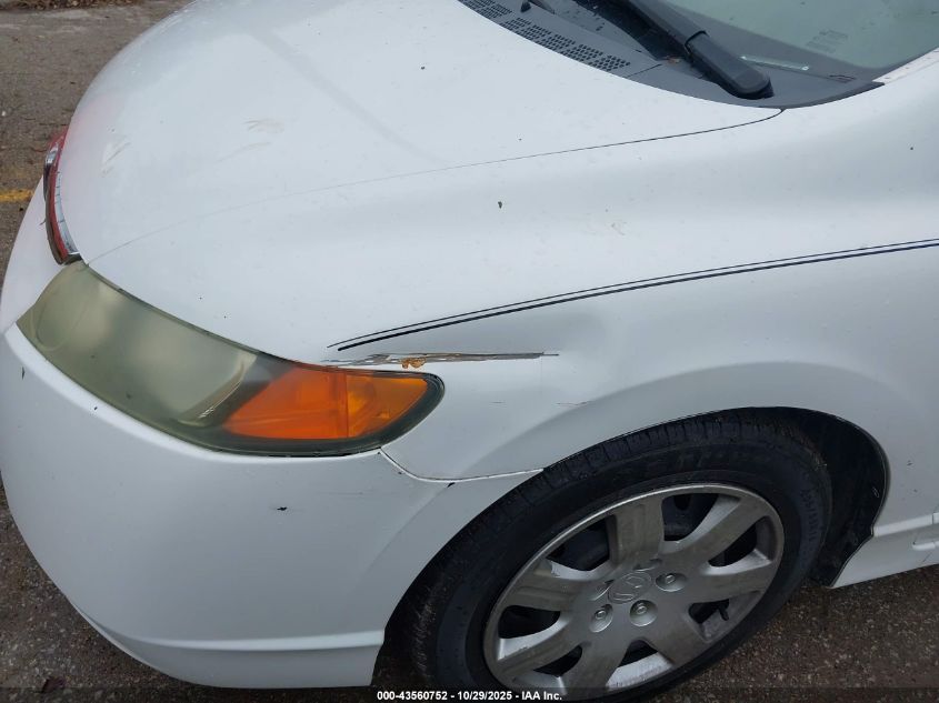 2006 Honda Civic Lx VIN: 1HGFA16586L047897 Lot: 43560752