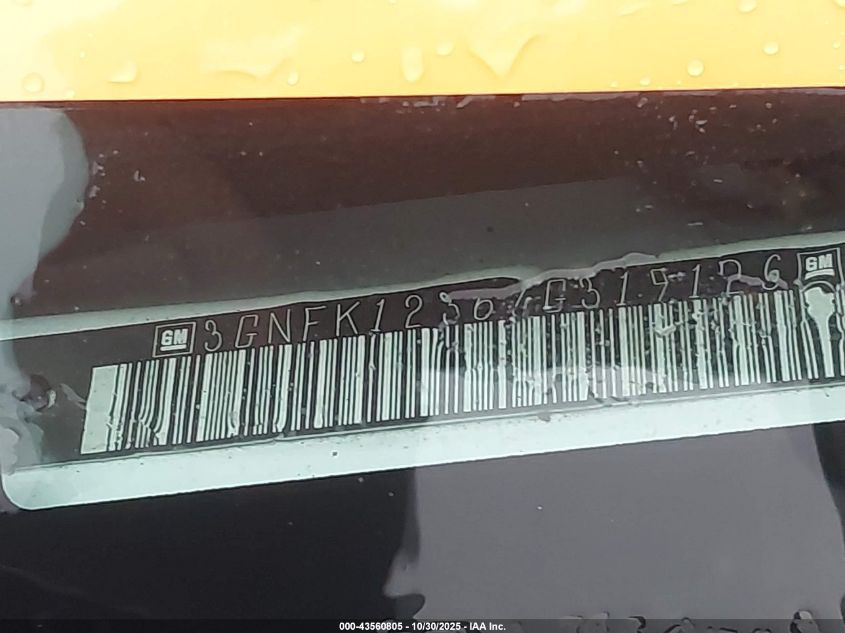 2007 Chevrolet Avalanche 1500 Ltz VIN: 3GNFK12367G319126 Lot: 43560805