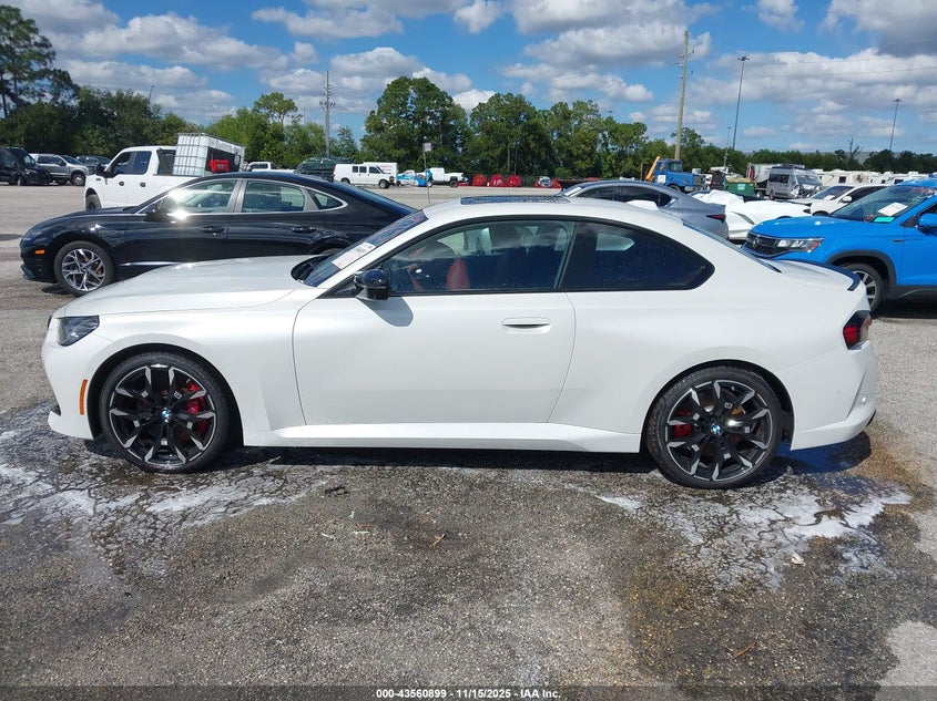 2025 BMW M240 I xDrive VIN: 3MW53CM05S8F76634 Lot: 43560899