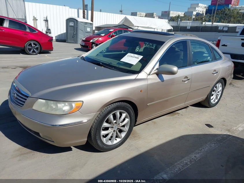 KMHFC46F66A124356 2006 HYUNDAI AZERA photo no. 2