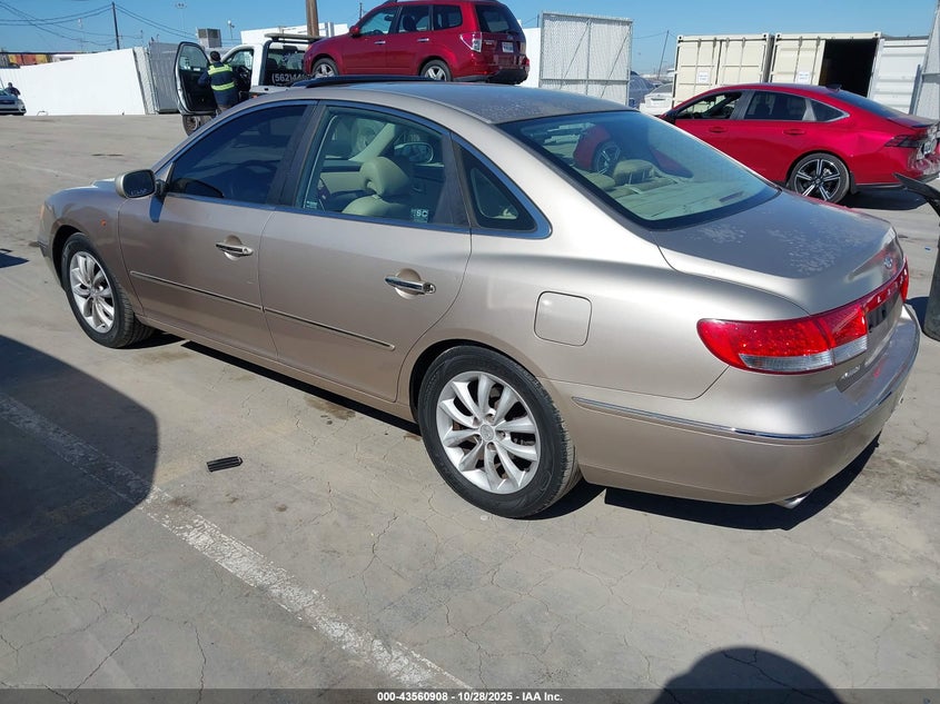 KMHFC46F66A124356 2006 HYUNDAI AZERA photo no. 3