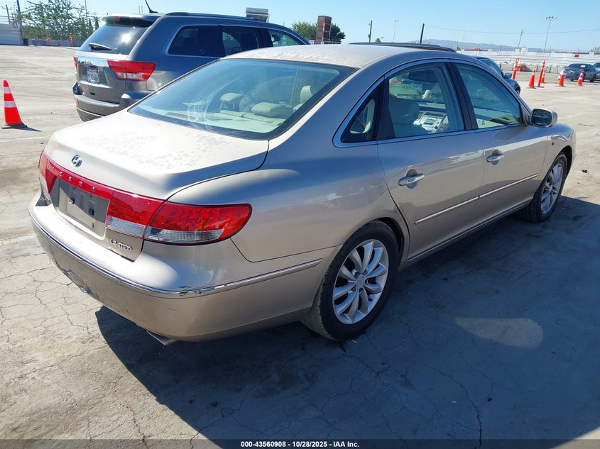 KMHFC46F66A124356 2006 HYUNDAI AZERA photo no. 4