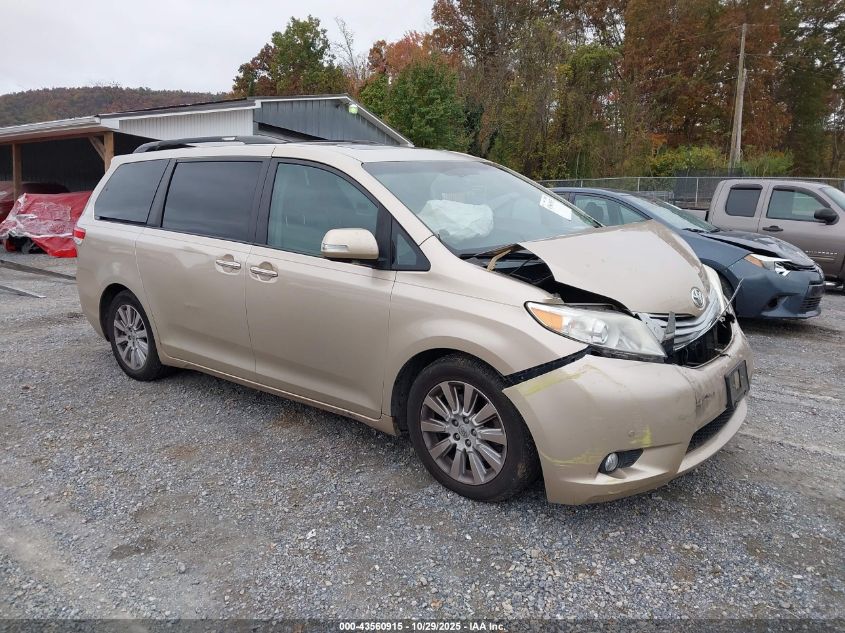 TOYOTA SIENNA LIMITED V6 7 PASSENGER