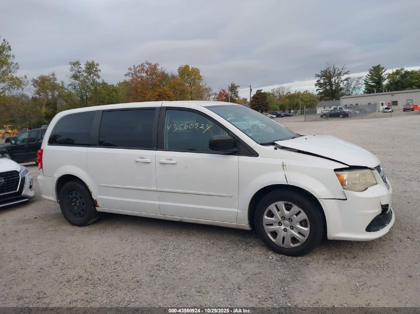 2014 Dodge Grand Caravan Se VIN: 2C4RDGBG8ER105669 Lot: 43560924
