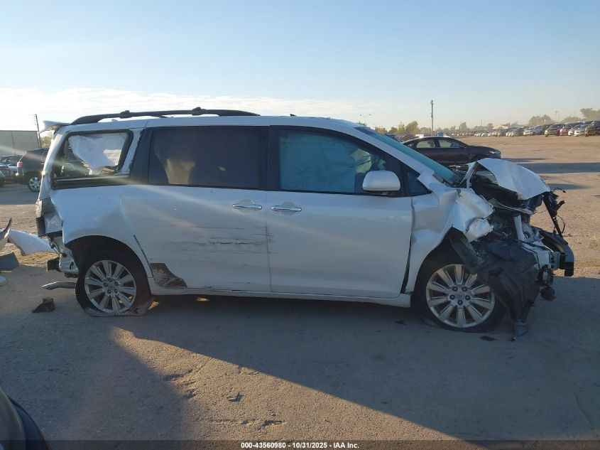 2011 Toyota Sienna Limited V6 VIN: 5TDYK3DC9BS081583 Lot: 43560980