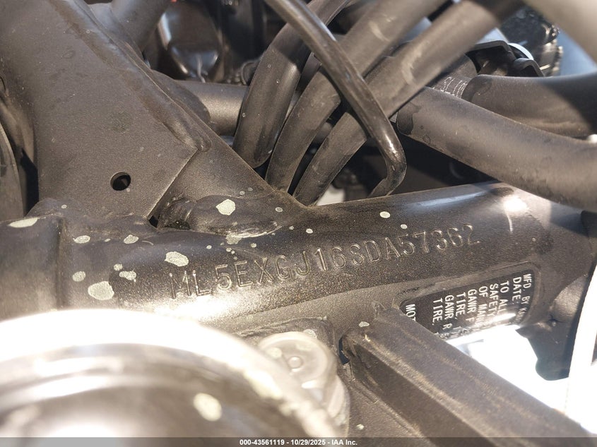 2025 Kawasaki Ex500 A/B VIN: ML5EXGJ16SDA57362 Lot: 43561119