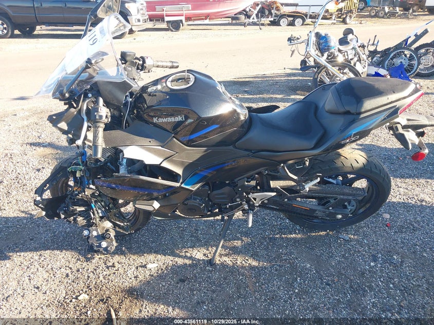 2025 Kawasaki Ex500 A/B VIN: ML5EXGJ16SDA57362 Lot: 43561119