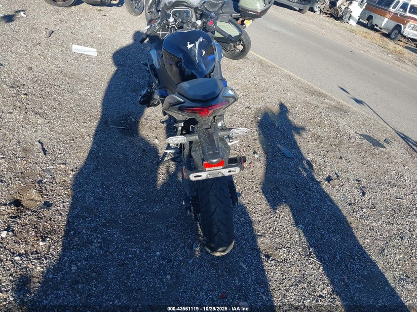 2025 Kawasaki Ex500 A/B VIN: ML5EXGJ16SDA57362 Lot: 43561119