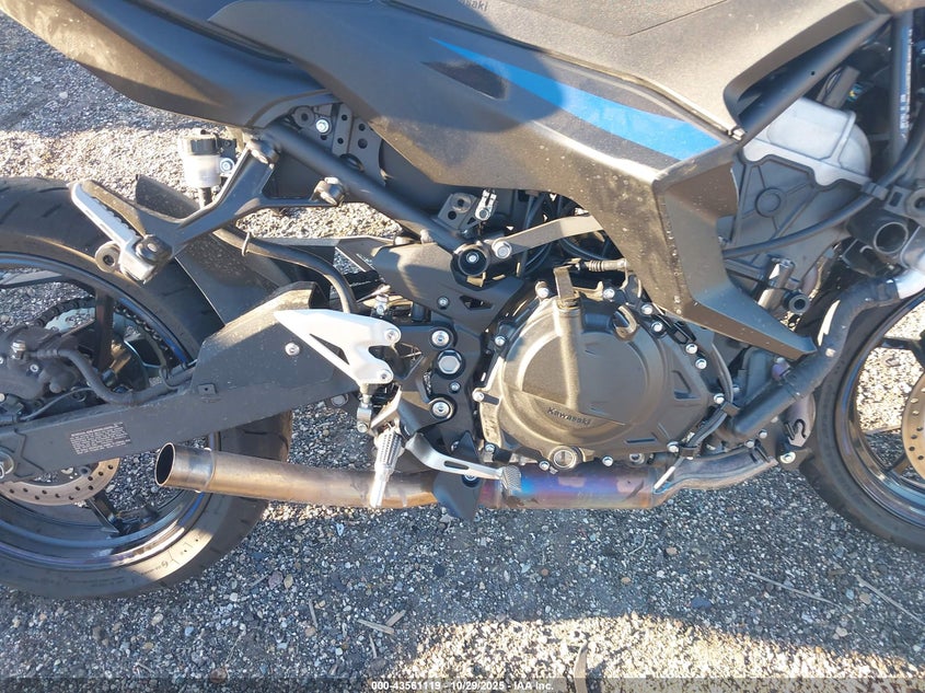 2025 Kawasaki Ex500 A/B VIN: ML5EXGJ16SDA57362 Lot: 43561119