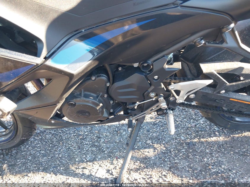 2025 Kawasaki Ex500 A/B VIN: ML5EXGJ16SDA57362 Lot: 43561119