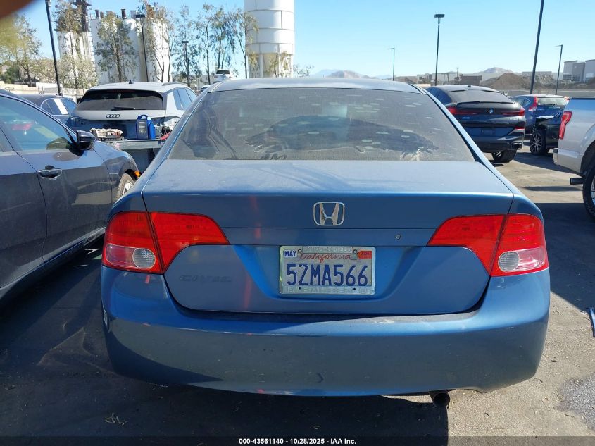 2007 Honda Civic Lx VIN: 1HGFA16527L096546 Lot: 43561140