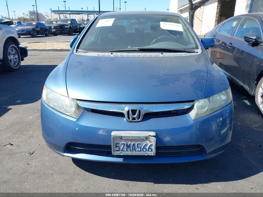 2007 Honda Civic Lx VIN: 1HGFA16527L096546 Lot: 43561140