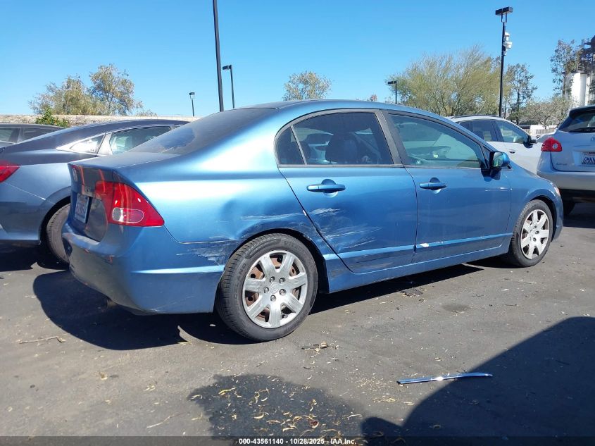 2007 Honda Civic Lx VIN: 1HGFA16527L096546 Lot: 43561140