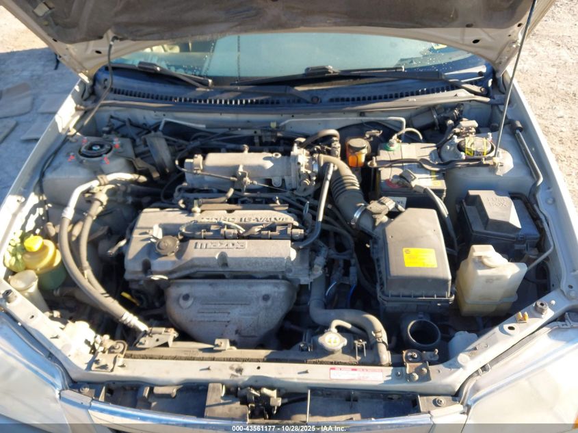 2000 Mazda Protege Dx/Lx VIN: JM1BJ2229Y0267262 Lot: 43561177