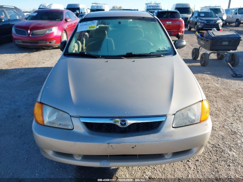 2000 Mazda Protege Dx/Lx VIN: JM1BJ2229Y0267262 Lot: 43561177