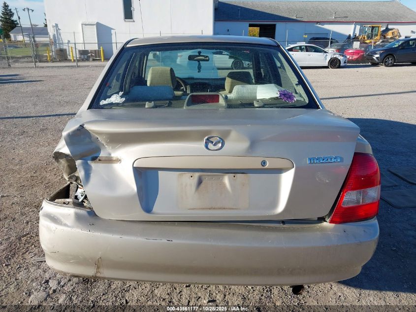 2000 Mazda Protege Dx/Lx VIN: JM1BJ2229Y0267262 Lot: 43561177