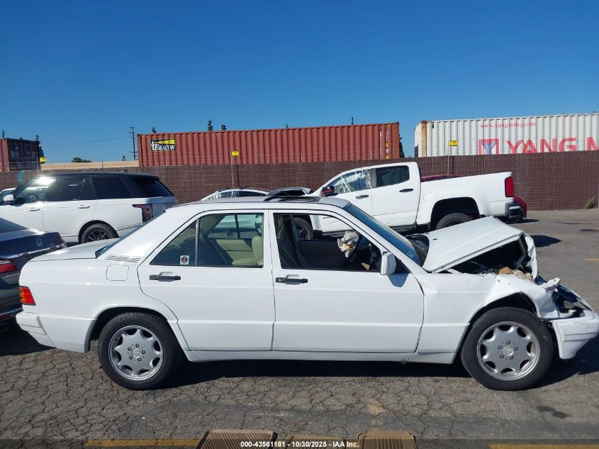 1991 Mercedes-Benz 190 E 2.3 VIN: WDBDA28D1MF829050 Lot: 43561181