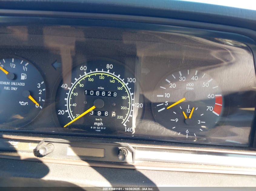 1991 Mercedes-Benz 190 E 2.3 VIN: WDBDA28D1MF829050 Lot: 43561181