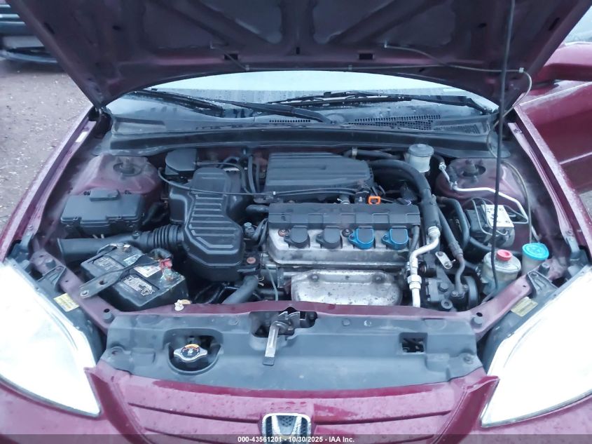 2002 Honda Civic Ex VIN: 1HGES26722L063846 Lot: 43561201