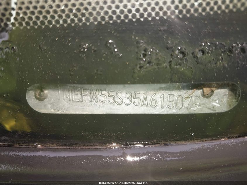 2005 Mercury Sable Ls VIN: 1MEFM55S35A615079 Lot: 43561277